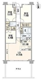 ザ・パークハウスあざみ野一丁目 1階 間取り図