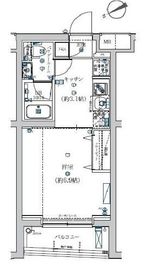 エストゥルース横浜子安 (EsTRUTH YOKOHAMA-KOYASU) 202 間取り図