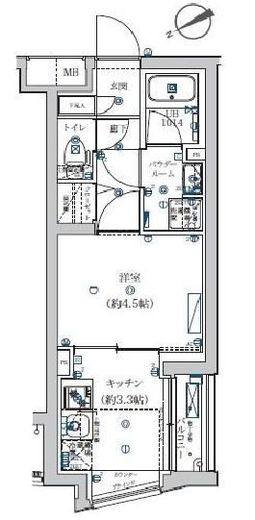エストゥルース横浜子安 (EsTRUTH YOKOHAMA-KOYASU) 503 間取り図