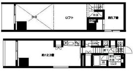 ボルト東新宿 1006 間取り図