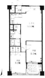 インペリアル広尾 4階 間取り図