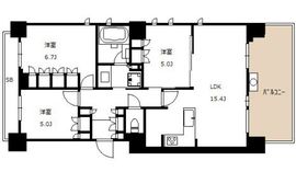 アダクストホーフ 305 間取り図