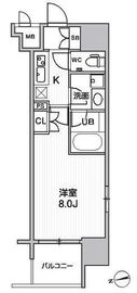 シーズンフラッツ大森エアリー 1404 間取り図
