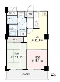 ツインタワーすみとし住吉館 18階 間取り図