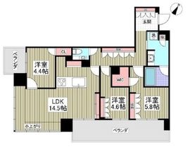 パークホームズ豊洲ザ・レジデンス 17階 間取り図