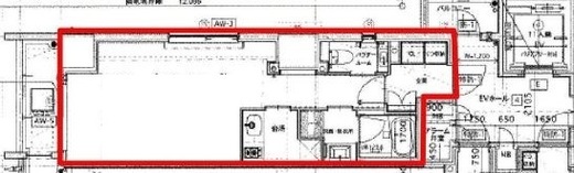 コビキス銀座 403 間取り図