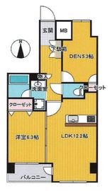 ルピナス国立ステーションスクエア 7階 間取り図