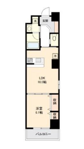 カーサ・アウローラ 402 間取り図