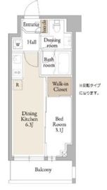 ジオエント横浜 211 間取り図