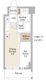 ジオエント横浜 309 間取り図
