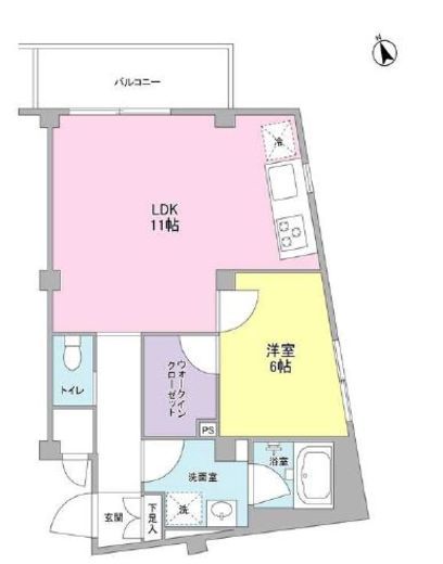 ソヨカゼテラス永福町 307 間取り図