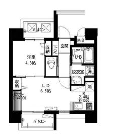 ブランシュール北町 7階 間取り図