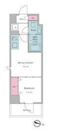 ドゥーエ二子新地 507 間取り図