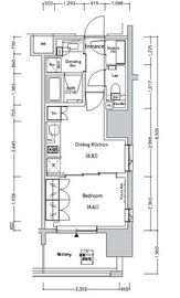 ザ・パークハビオ目白タワー 1310 間取り図