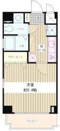 ラフィネ築地 203 間取り図