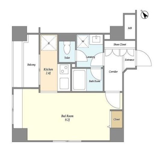AKレジデンス 6階 間取り図