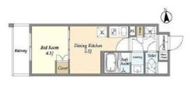 ベルファース三軒茶屋 203 間取り図