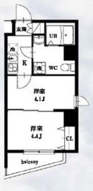 シャッツ高円寺 401 間取り図