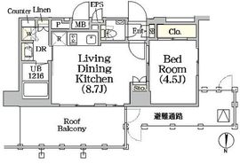 ザ・パークワンズ西池袋 5階 間取り図