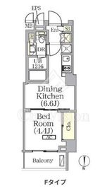 ザ・パークワンズ西池袋 3階 間取り図