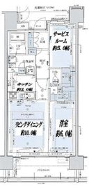 イニシア蒲田アイリスフォート 13階 間取り図