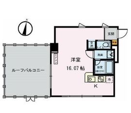パルク北参道 403 間取り図
