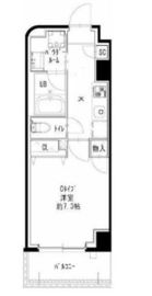 オハグランデ品川 405 間取り図
