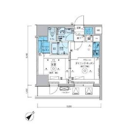 リヴシティ横濱関内弐番館 5階 間取り図