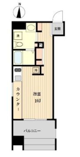 プライマル亀戸 601 間取り図