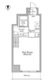 ユニテラス三軒茶屋 507 間取り図