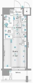グランド・ガーラ横濱桜木町 11階 間取り図