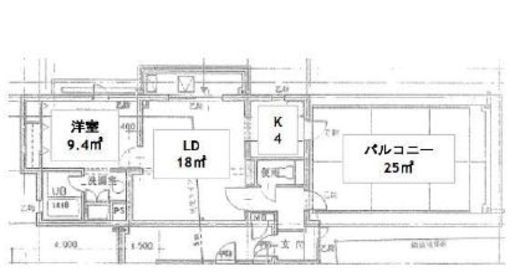 エルスタンザ中目黒 301 間取り図