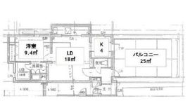 エルスタンザ中目黒 301 間取り図