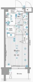 グランド・ガーラ横濱桜木町 10階 間取り図
