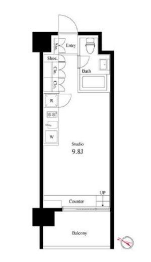 イプセ学芸大学 507 間取り図