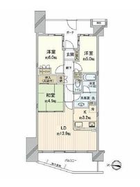 ヨコハマオールパークス第二街区 8階 間取り図