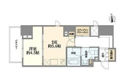 アトラス西早稲田 6階 間取り図