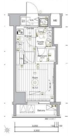グランヴァン横濱反町 802 間取り図