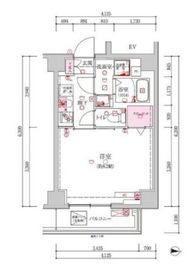 ベルシード新大橋 7階 間取り図