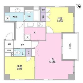 グランリヴィエール 701 間取り図