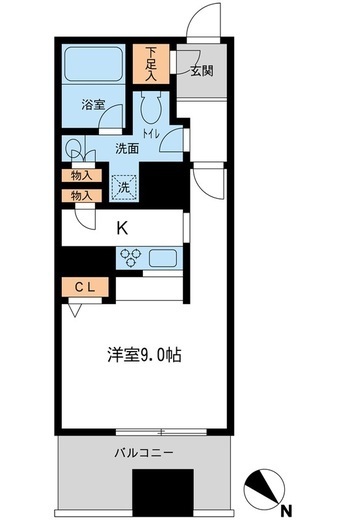 メトロタワー山下町 903 間取り図