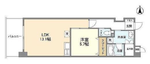 レリーフ美しが丘 205 間取り図