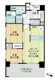 スタジオデン横濱大通り公園 2階 間取り図