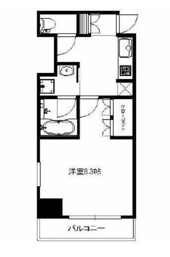 アリーチェ東高円寺 301 間取り図