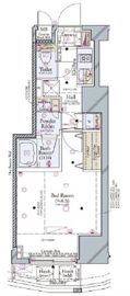 コンシェリア池袋マスターズヴィラ 4階 間取り図