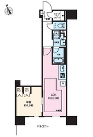 クレヴィア南砂 5階 間取り図