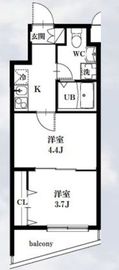 シャッツ高円寺 602 間取り図