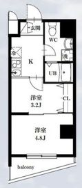 シャッツ高円寺 403 間取り図