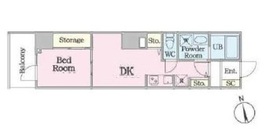 矢野第七ビル 303 間取り図