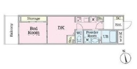矢野第七ビル 302 間取り図